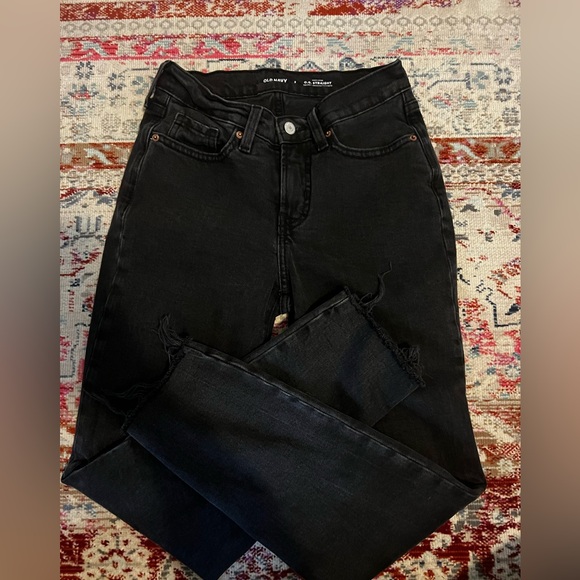 Old Navy O.G straight high-rise jeans secret smooth pockets - Picture 4 of 4